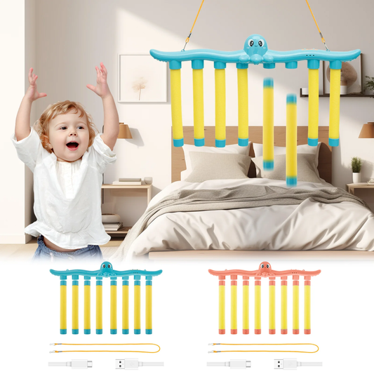 Challenge Falling Sticks Game Kids Stick Catching Toy - Blue and Pink versions shown